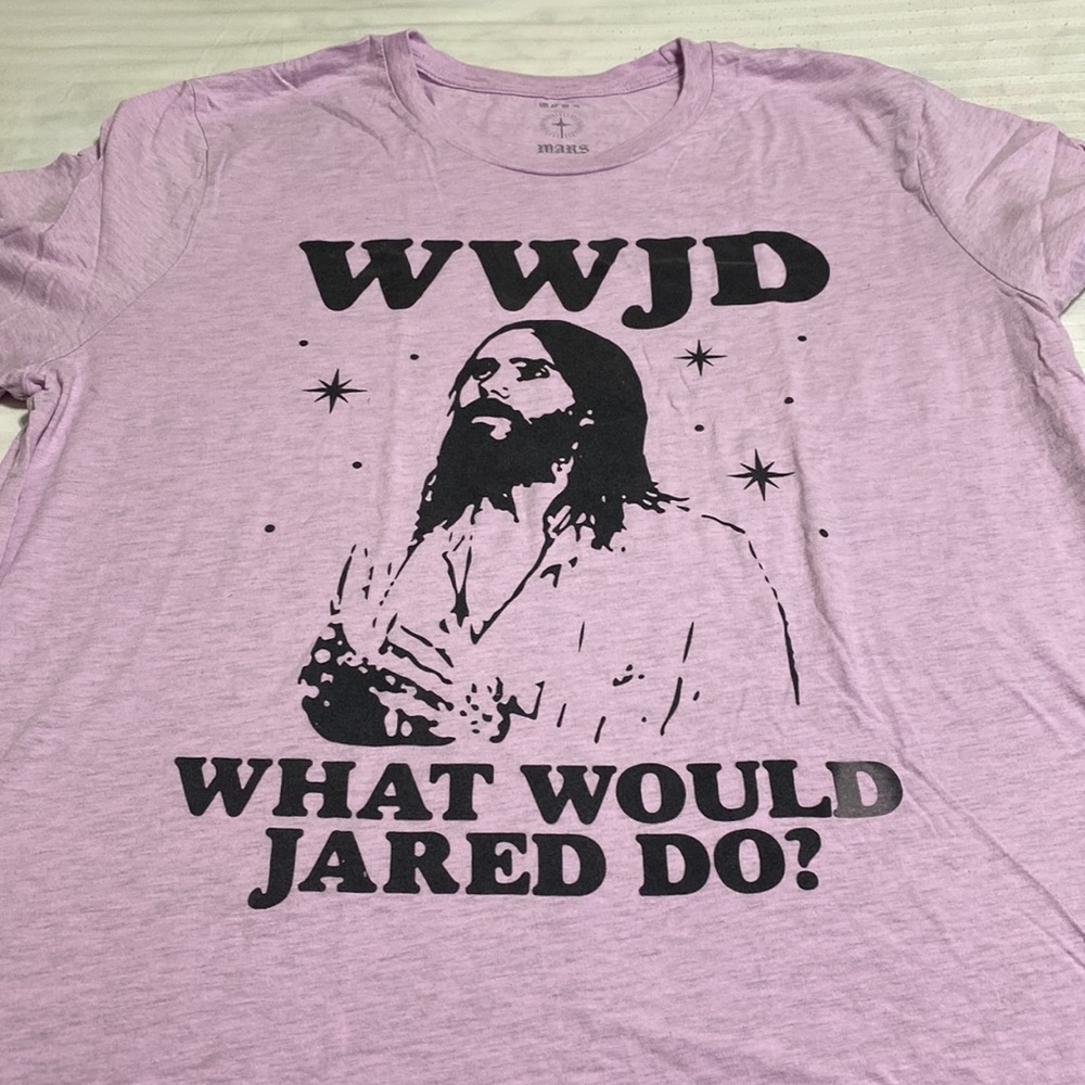30 Seconds to Mars WWJD What Would Jared Do short sleeve tee shirt